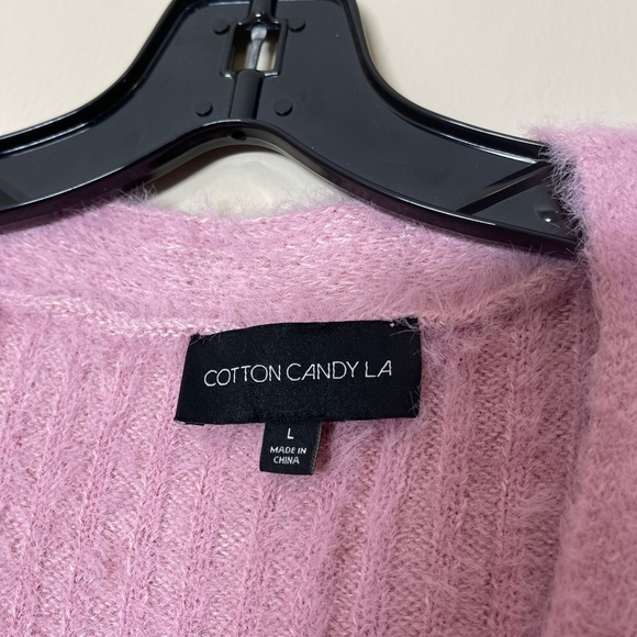COTTON CANDY LA Crop Cardigan, size L - Picture 3 of 7
